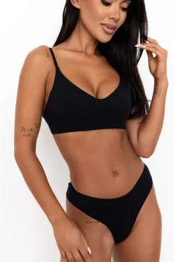 Deli Plunge Bustier Nero