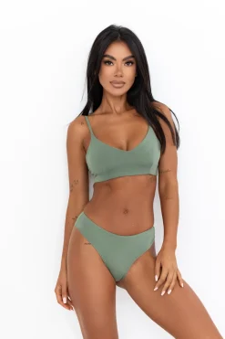 Deli Plunge Bustier Sage