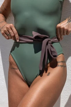 Dodatkowy pasek bikini tie do personalizacji fioletowy volcano