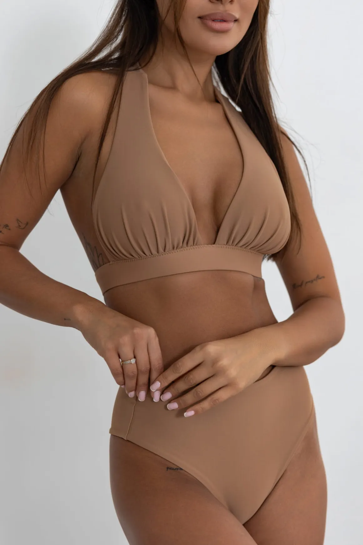 High waist Nude
