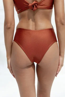 High waist Rust